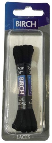 Birch Laces Cord BIR63075B Black 75cm